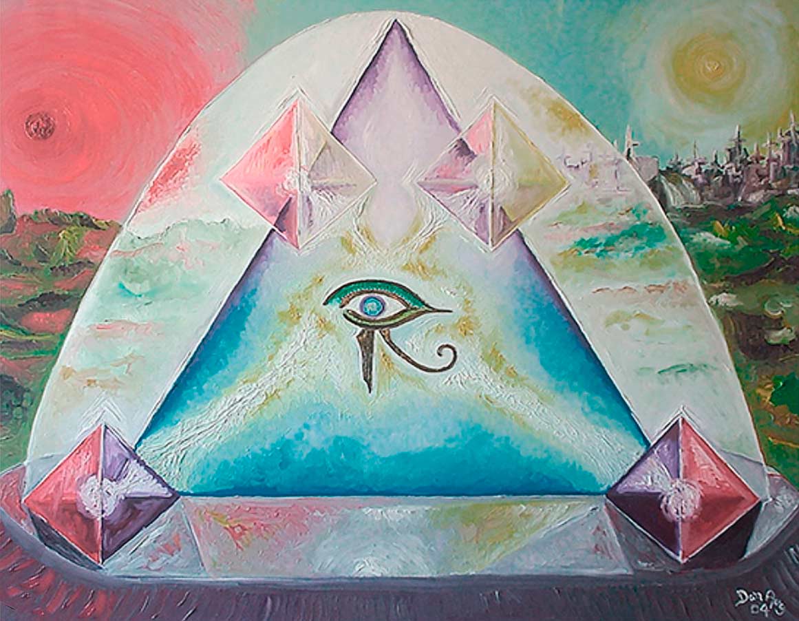 Infinite Love painting by Dan Aug