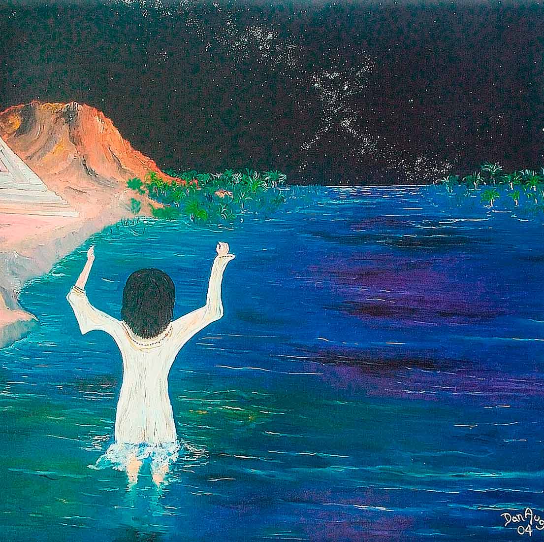 Nile River Flood painting by Dan Aug