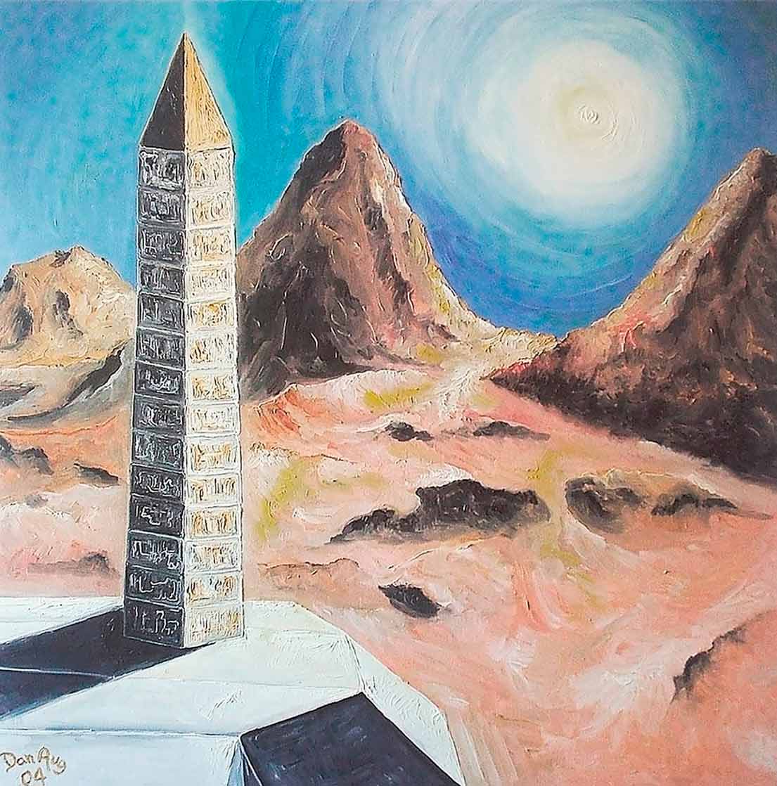 Terrestrial Obelisk painting by Dan Aug